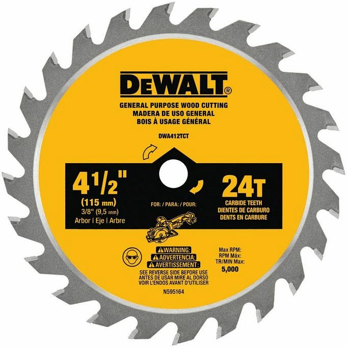 What Size Blade Is Best For Circular Saws Made From Dewalt?